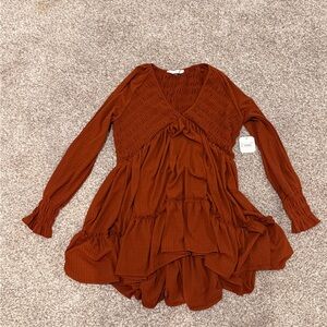Rust Orange dress